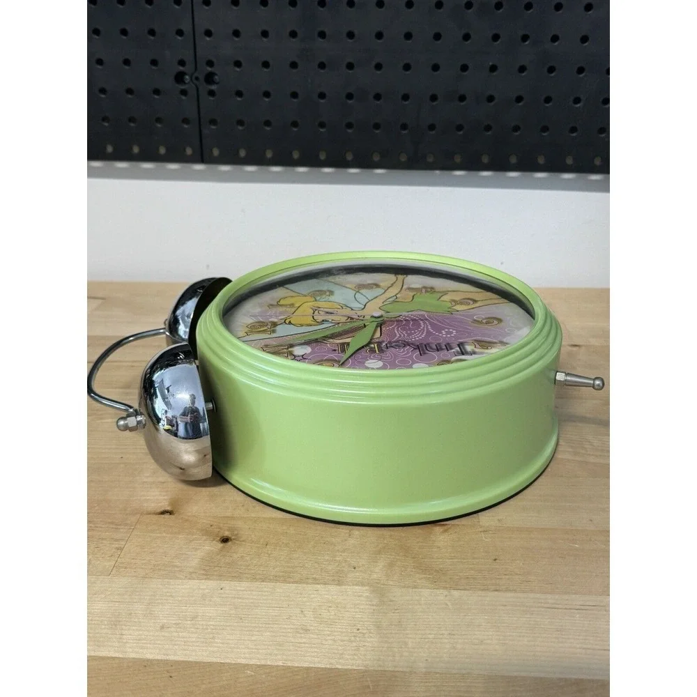 Disney Tinkerbell Large Battery Operated‎ Alarm Clock for Table or Wall Working